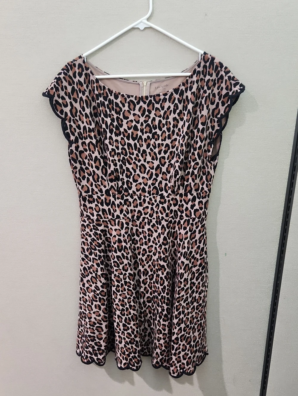 Kate Spade Spotted Leopard Print Fiorella Dress Size XL